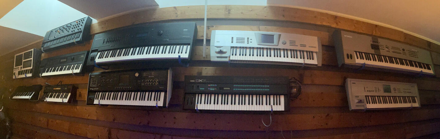Collection unique de synthétiseurs